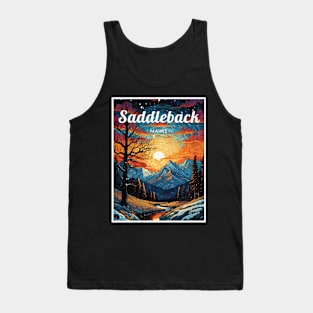 Saddleback maine usa ski Tank Top